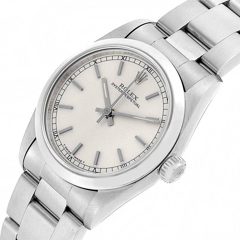 

Rolex Silver Stainless Steel