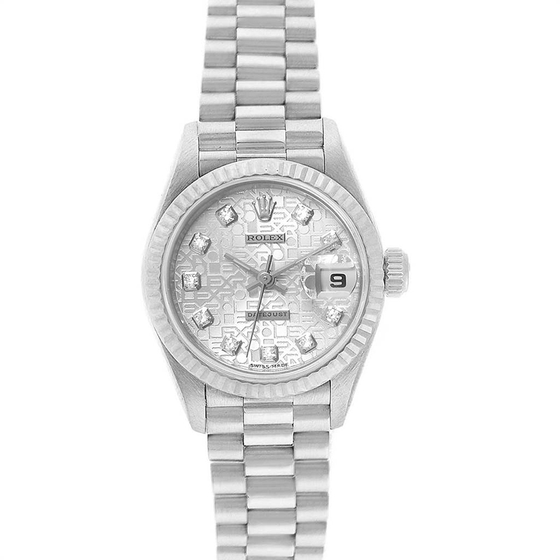 

Rolex Silver, White