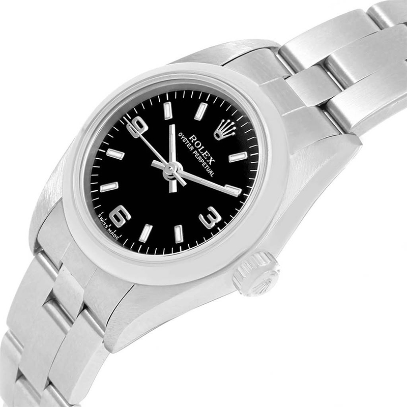 

Rolex Black Stainless Steel Non-Date