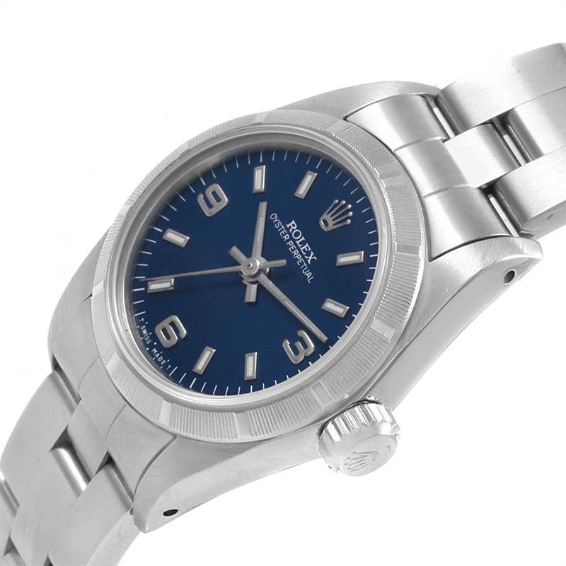 

Rolex Blue Stainless Steel Oyster Perpetual