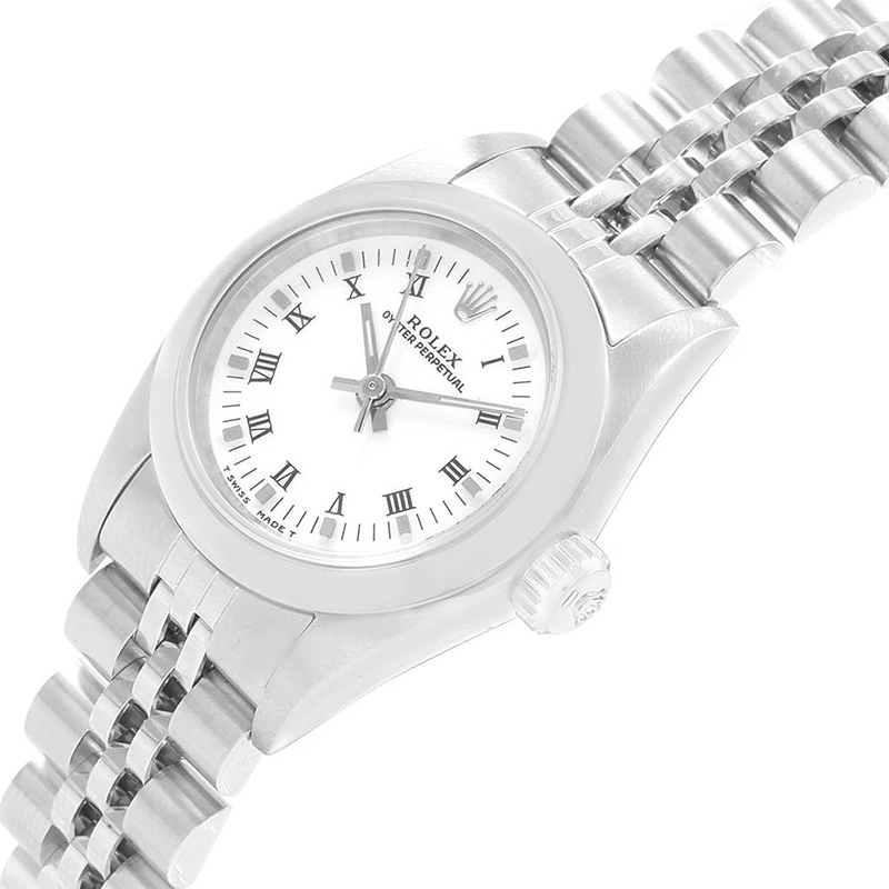 

Rolex White Stainless Steel Oyster Perpetual Nondate