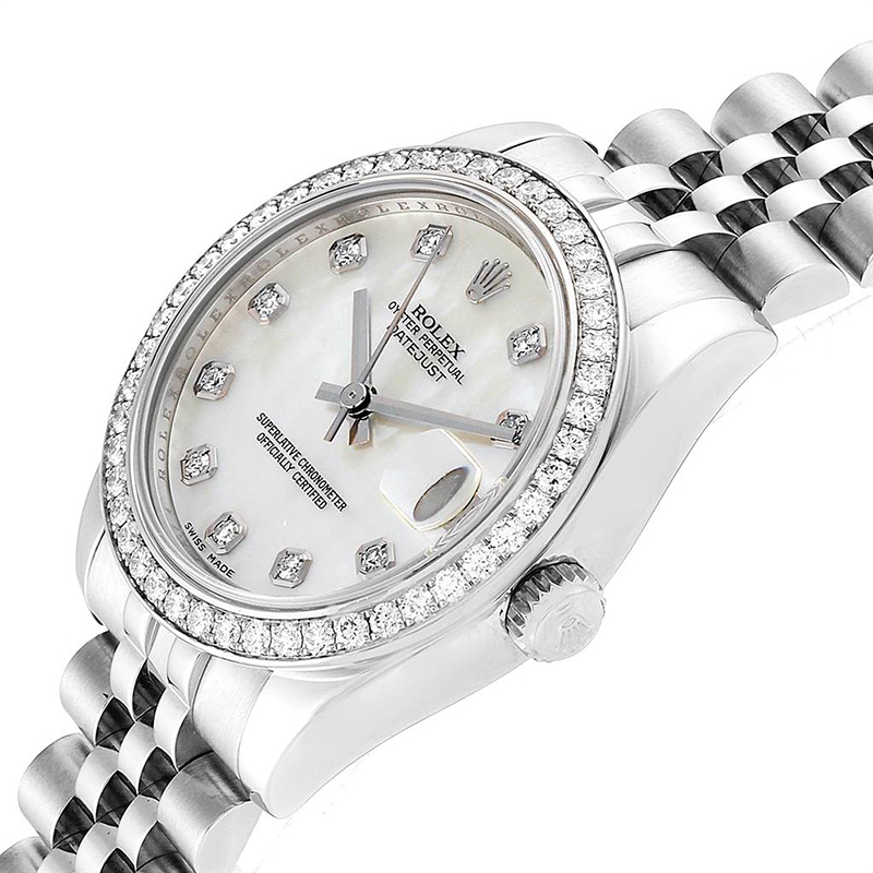 

Rolex Silver Diamonds