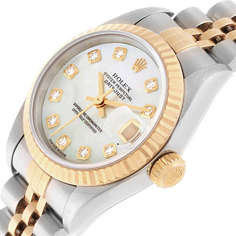

Rolex Silver Diamonds