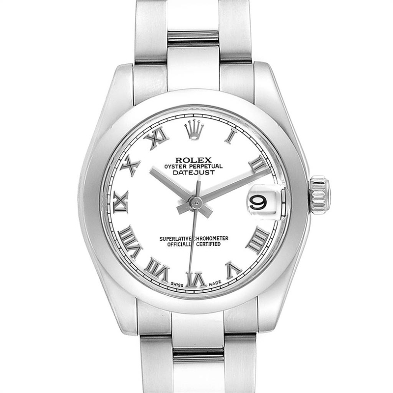 

Rolex White Stainless Steel Oyster Perpetual Datejust