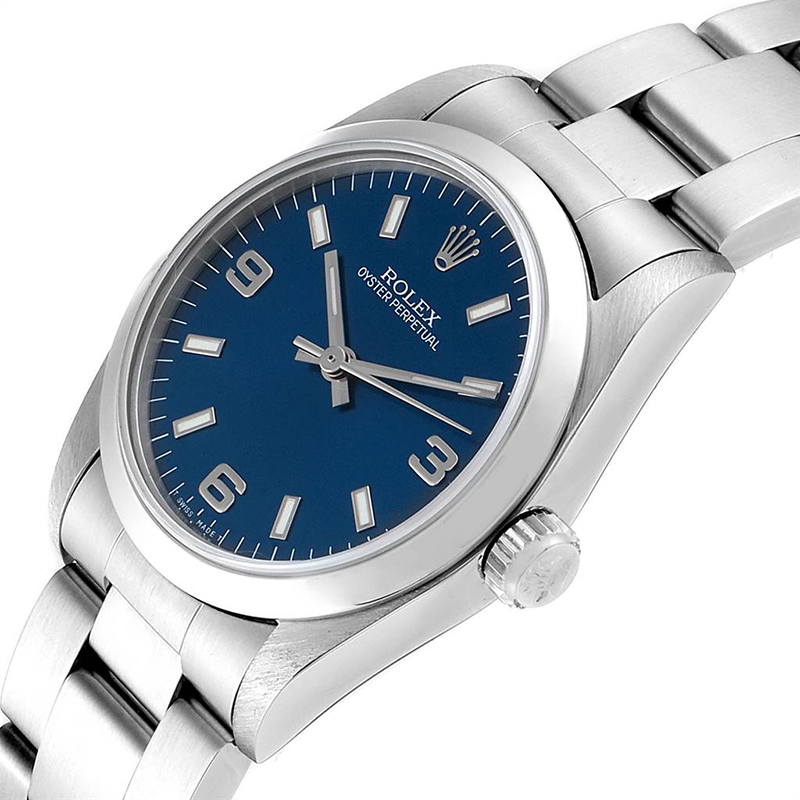 

Rolex Blue Stainless Steel Oyster Perpetual Datejust