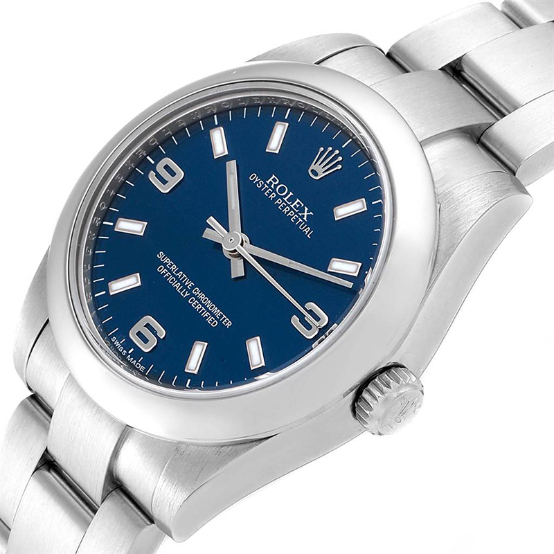 

Rolex Blue Stainless Steel Oyster Perpetual Datejust