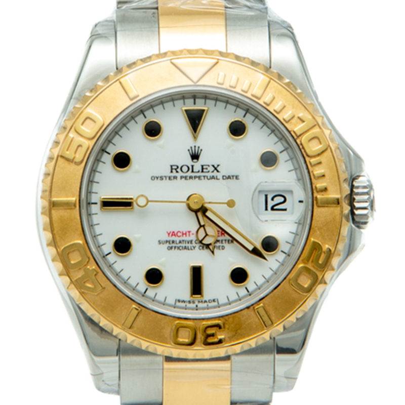 

Rolex White Yacht Master I Steel & Yellow Gold Midsize Watch