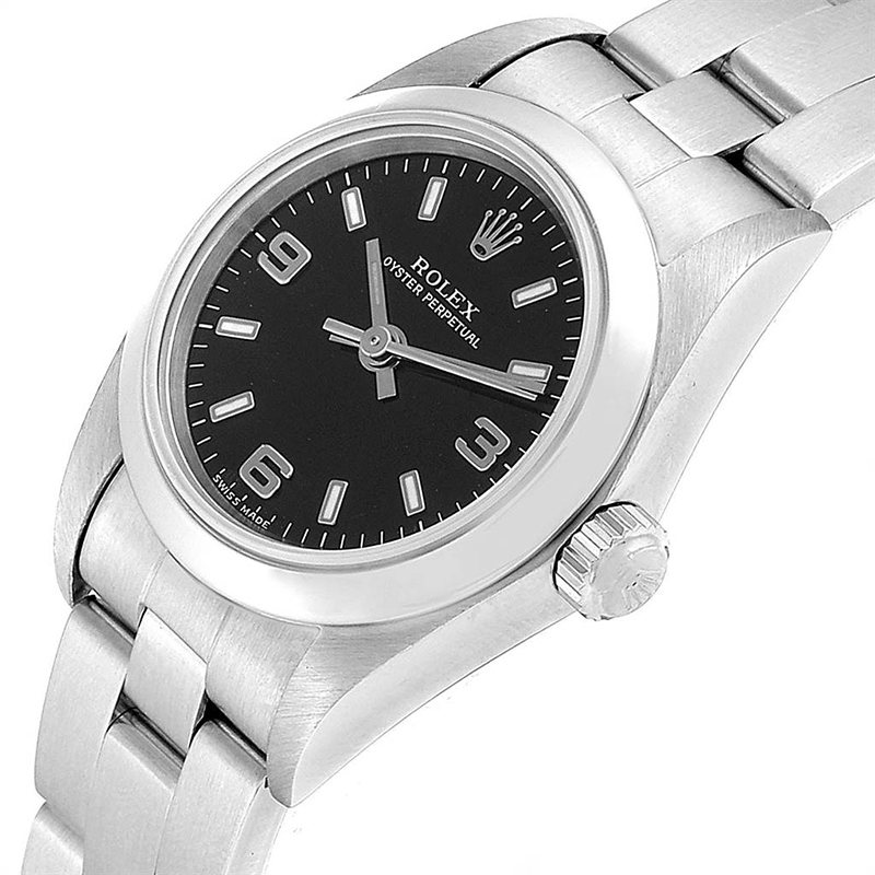 

Rolex Black and Stainless Steel Non-Date