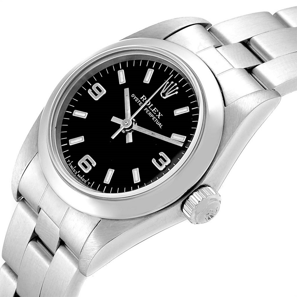 

Rolex Black Stainless Steel Non-Date