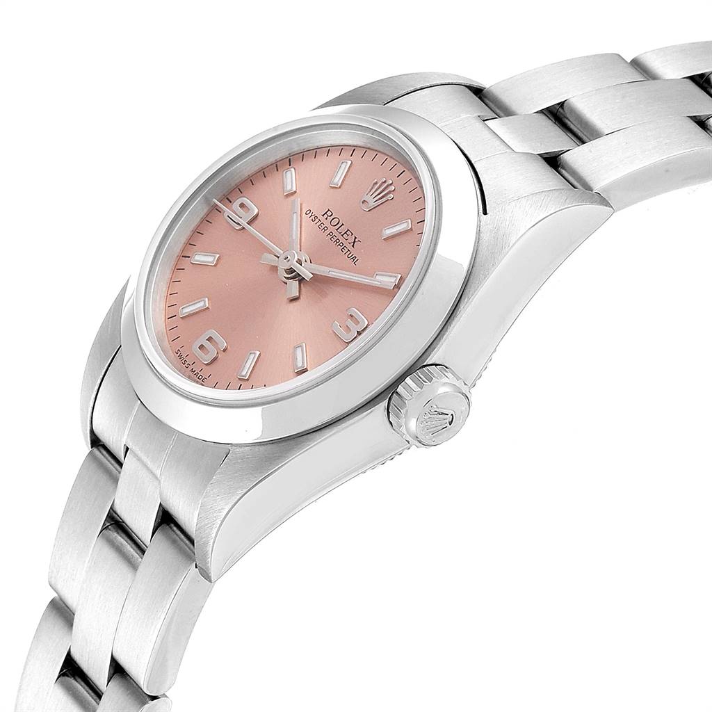 

Rolex Salmon Stainless Steel Oyster Perpetual, Pink