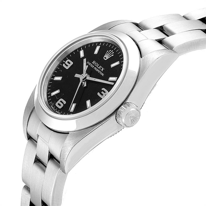 

Rolex Black Stainless Steel