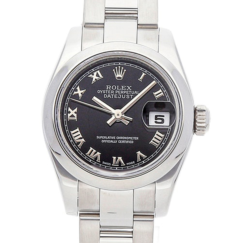 

Rolex Black Stainless Steel Datejust