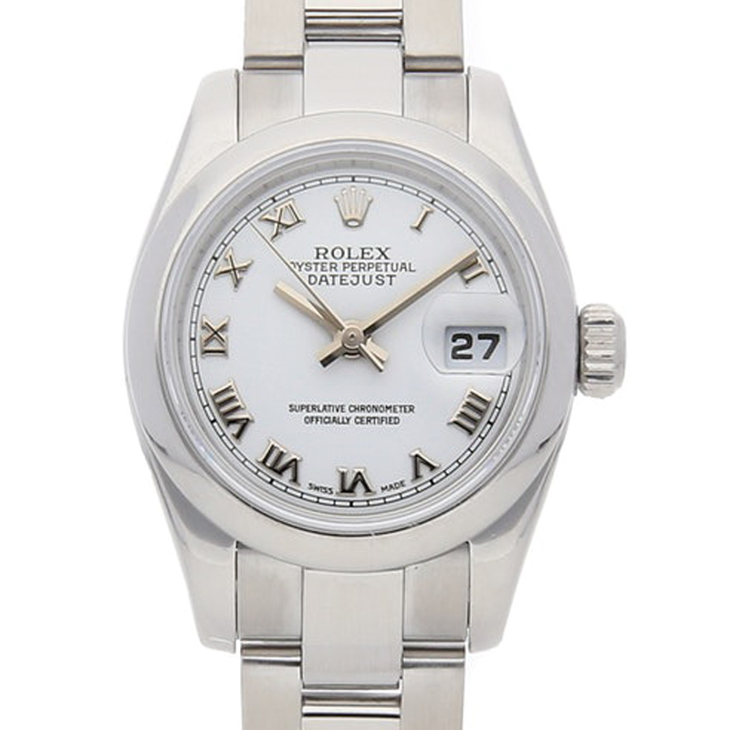 

Rolex White Stainless Steel Datejust