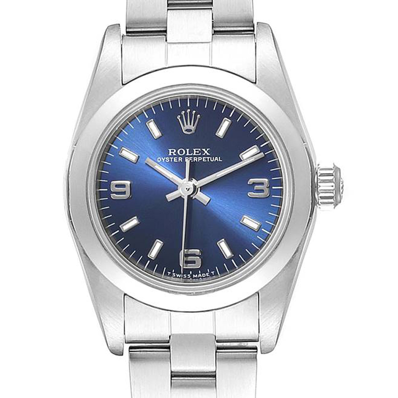 

Rolex Blue Stainless Steel Oyster Perpetual