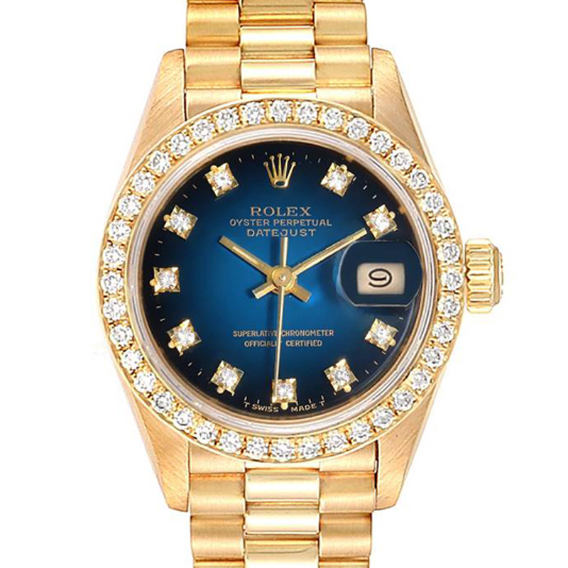 

Rolex Blue Vignette Diamonds