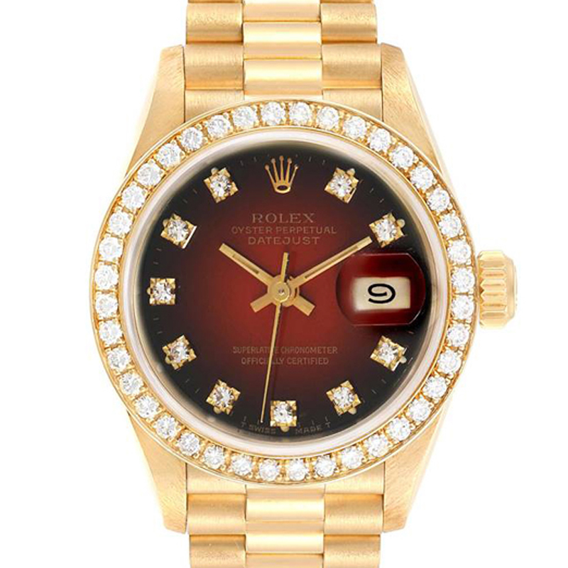 

Rolex Red Vignette Diamonds