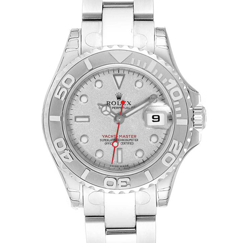 

Rolex Platinum Stainless Steel Yachtmaster, Silver