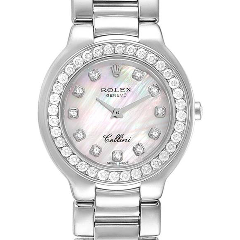 

Rolex MOP Diamonds Pave And, White