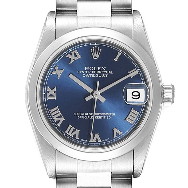 

Rolex Blue Stainless Steel Oyster Perpetual Datejust