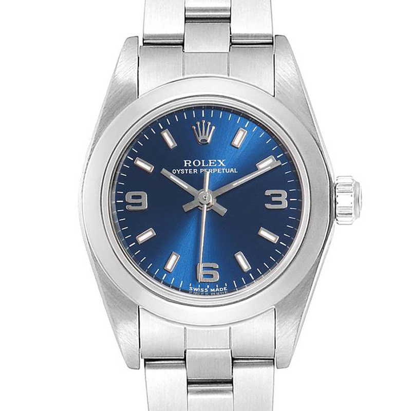 

Rolex Blue Stainless Steel Oyster Perpetual