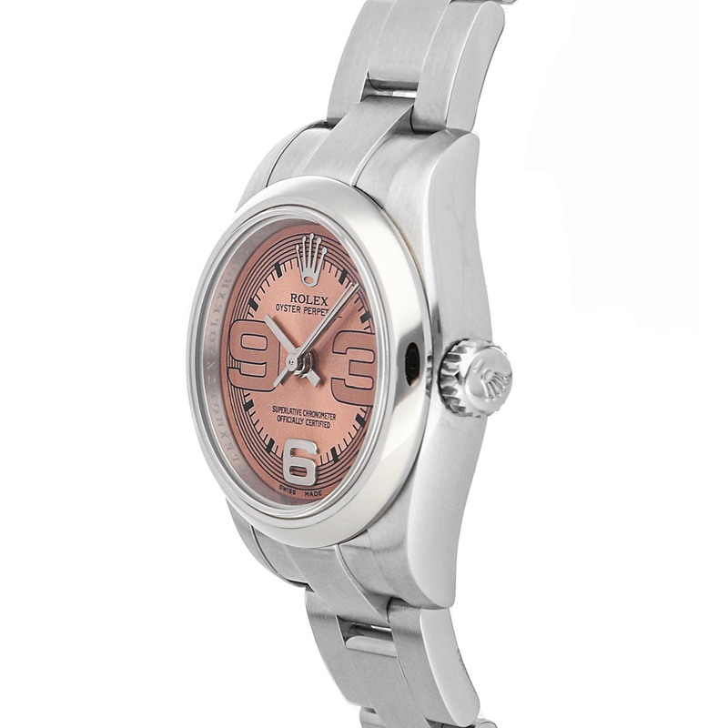 

Rolex Pink Stainless Steel Oyster Perpetual