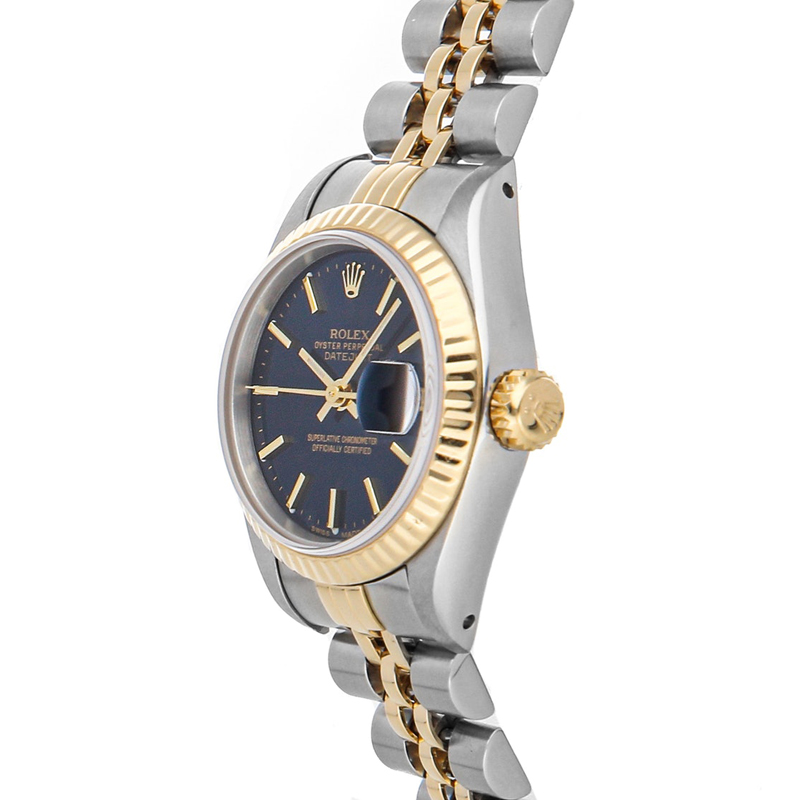

Rolex Blue Stainless Steel And