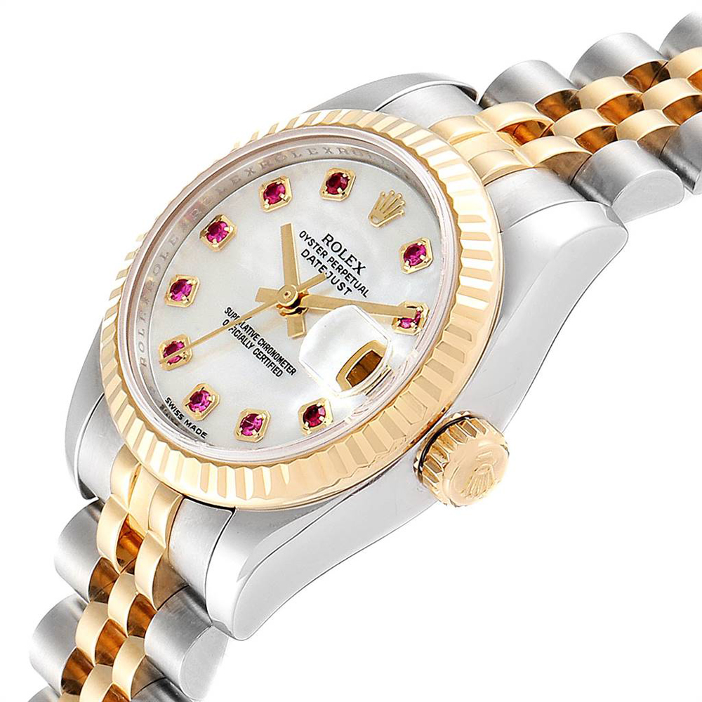 

Rolex MOP, White