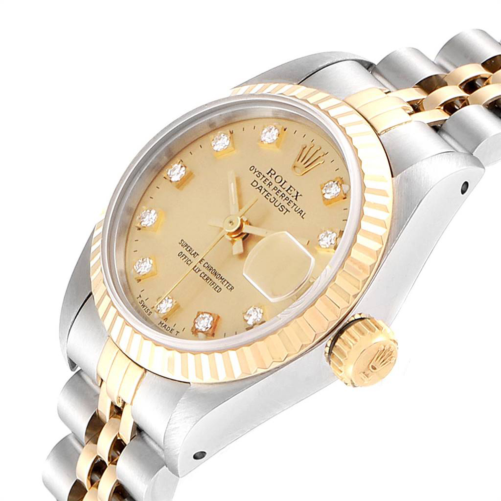 

Rolex Champagne Diamonds, Gold
