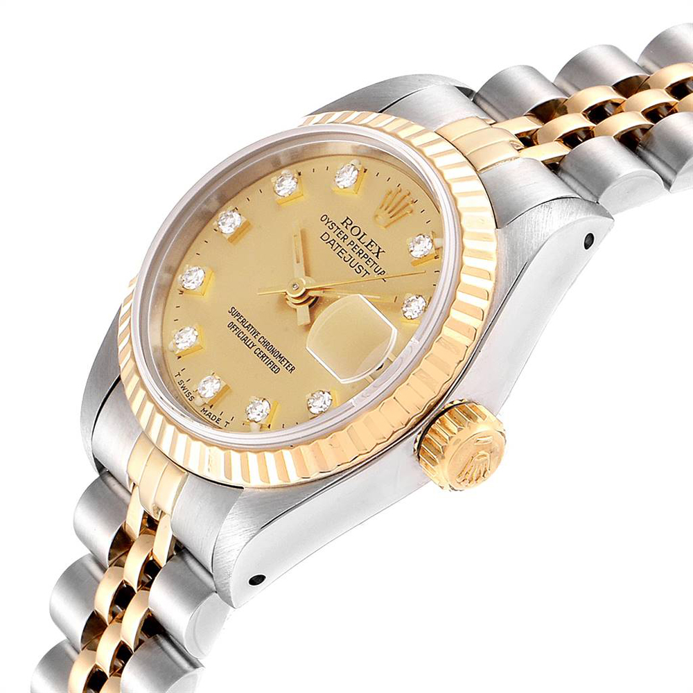 

Rolex Champagne Diamonds, Gold
