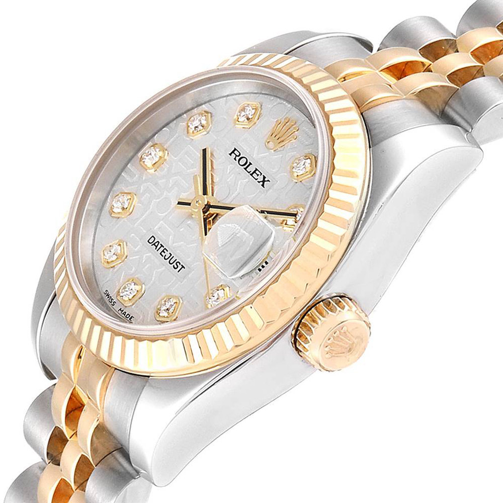 

Rolex Silver Diamonds