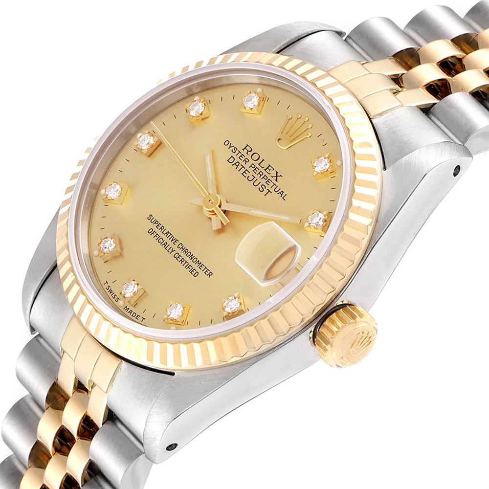 

Rolex Champagne Diamonds, Gold