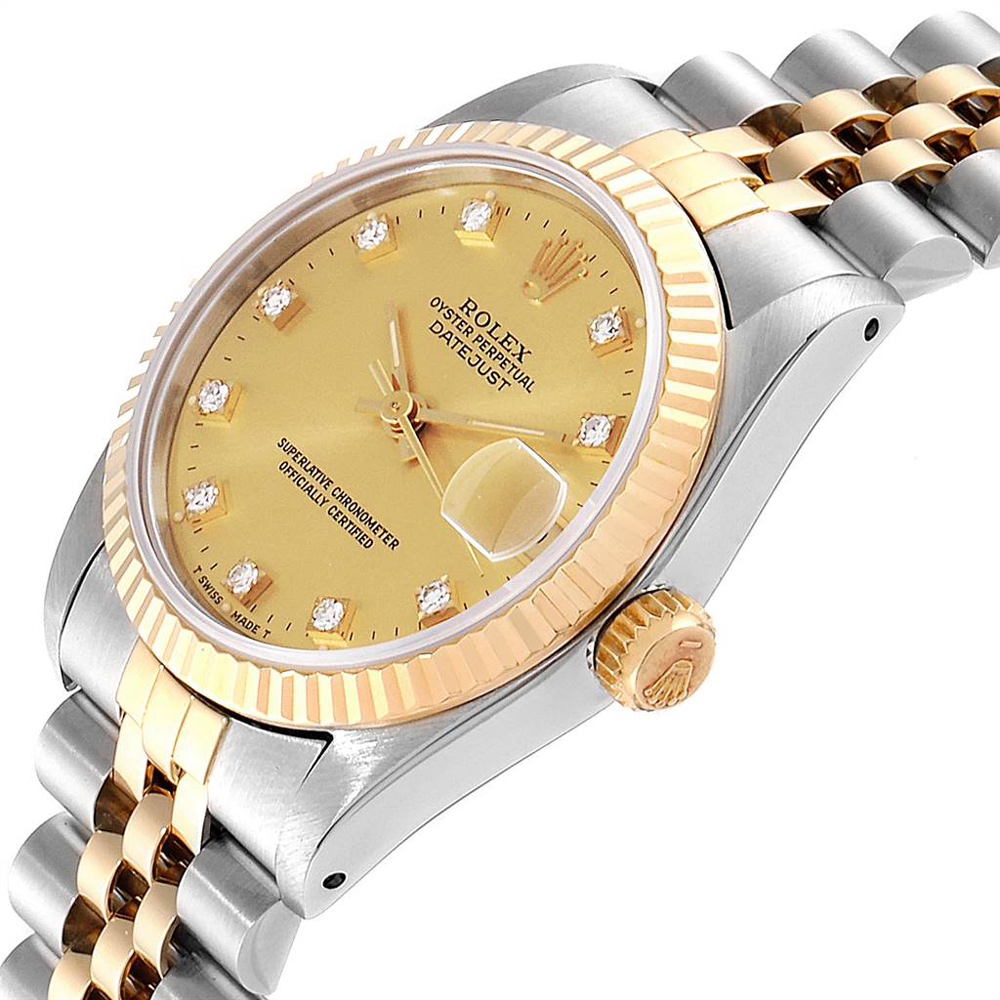 

Rolex Champagne Diamonds, Gold
