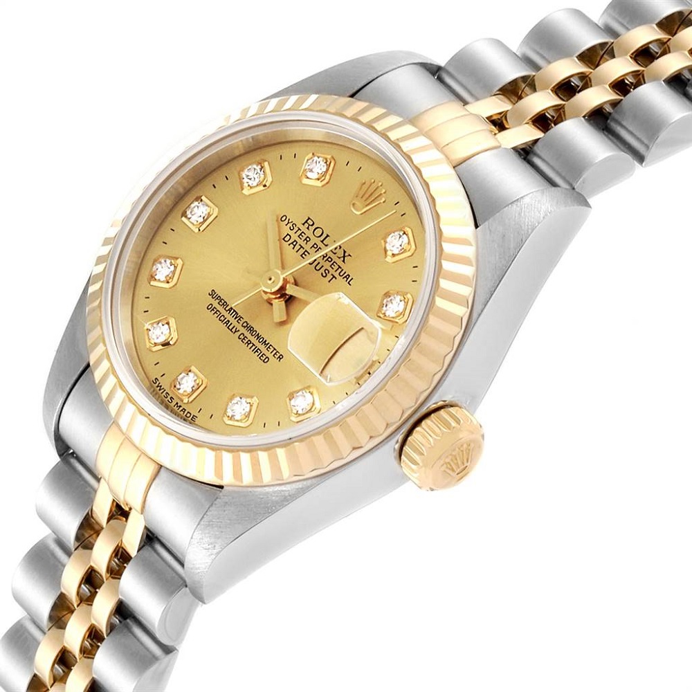 

Rolex Champagne Diamonds, Gold