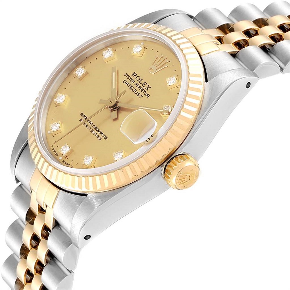 

Rolex Champagne Diamonds, Gold