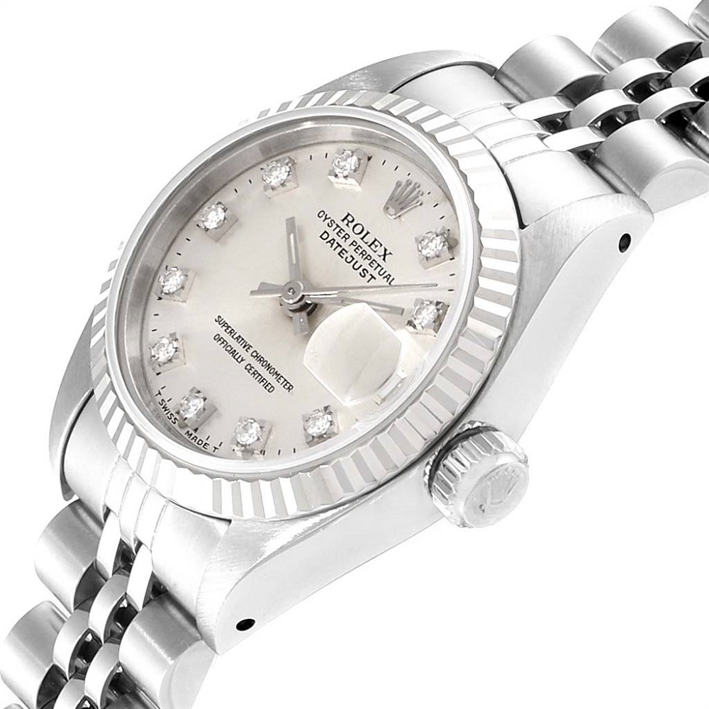 

Rolex Silver Diamonds