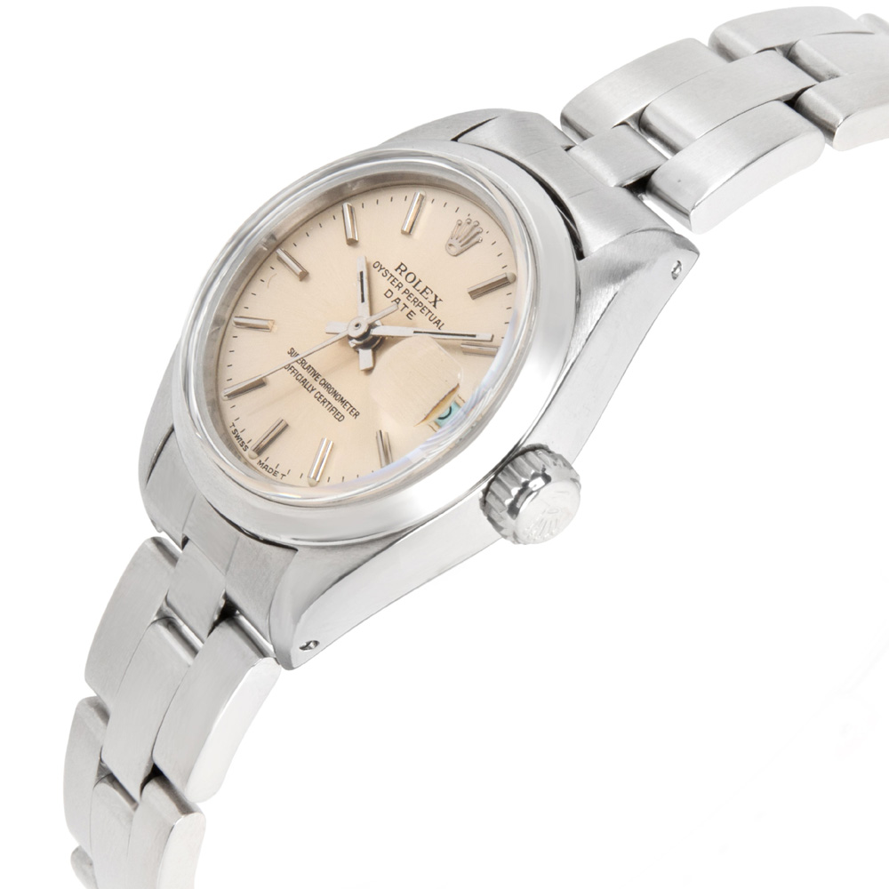 

Rolex Grey Stainless Steel Date