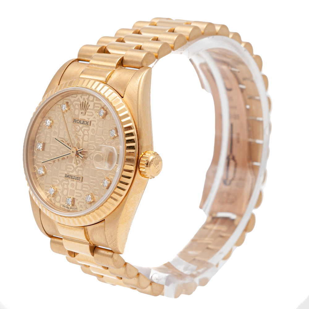 

Rolex Champagne Datejust, Gold