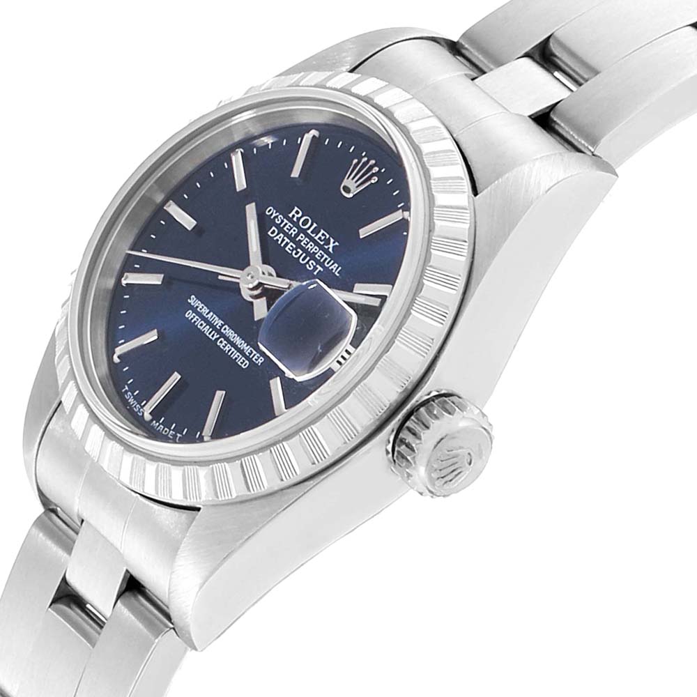 

Rolex Blue Stainless Steel Datejust