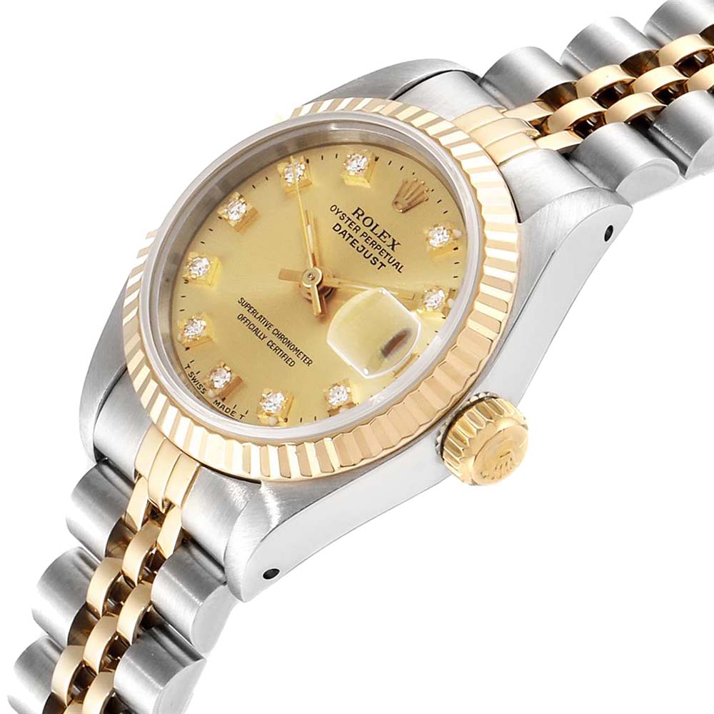

Rolex Champagne Diamonds, Gold