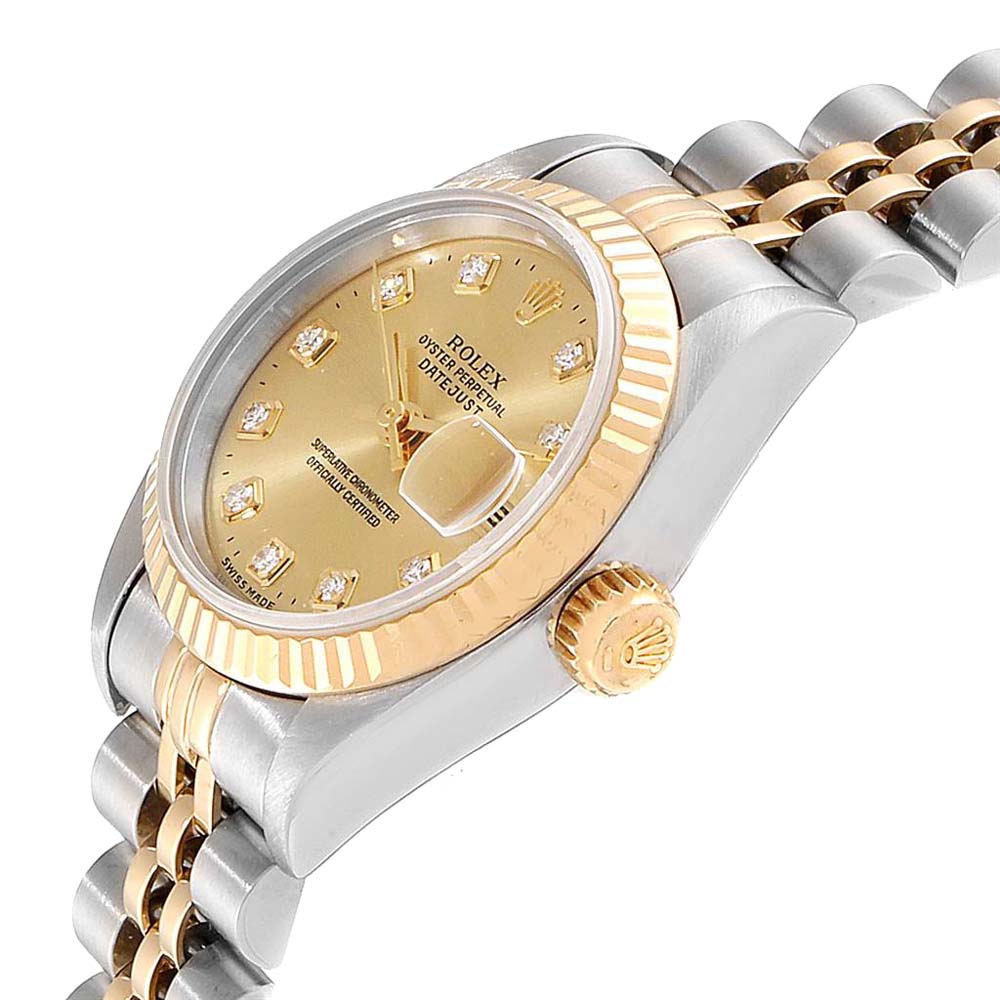 

Rolex Champagne Diamonds, Gold