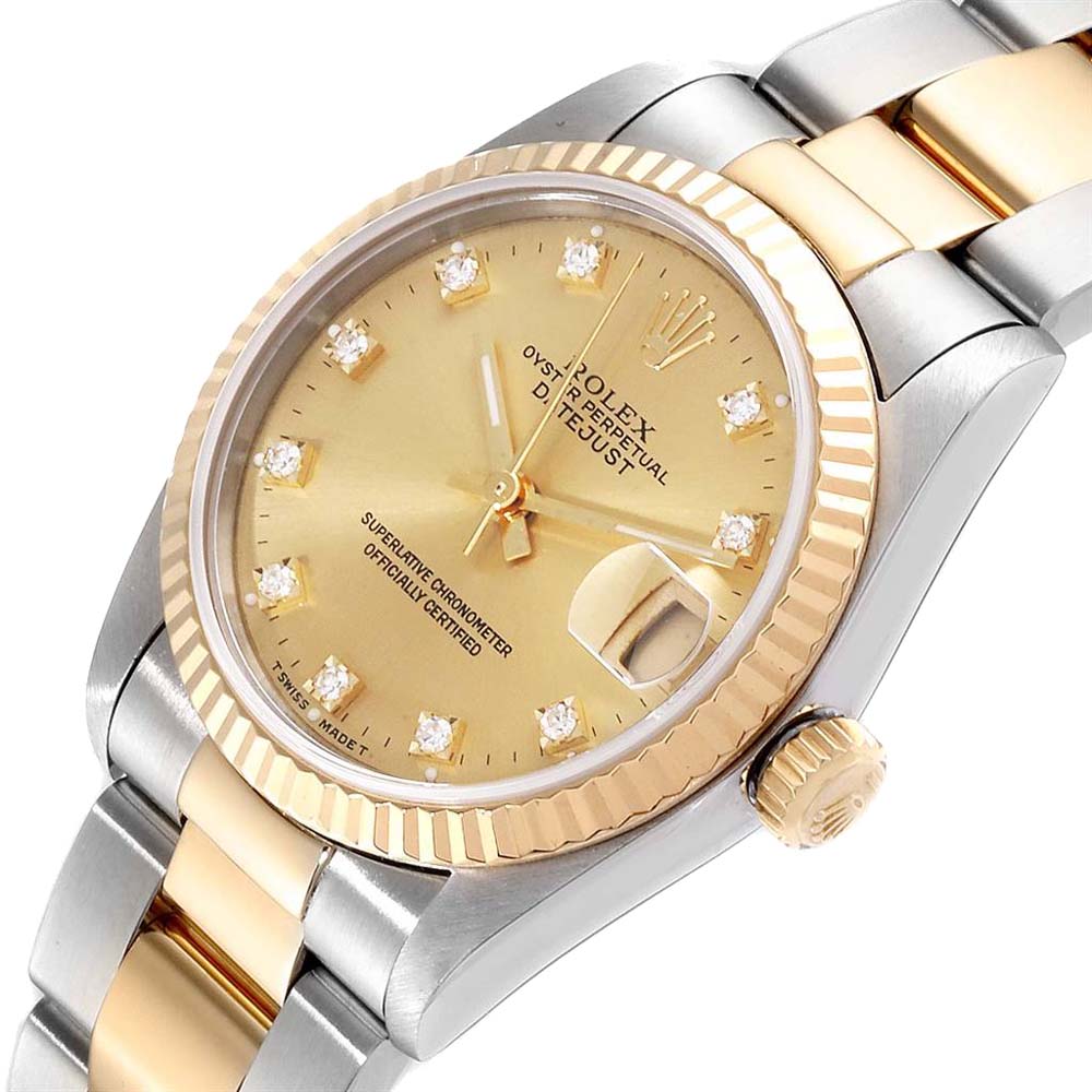 

Rolex Champagne Diamonds, Gold
