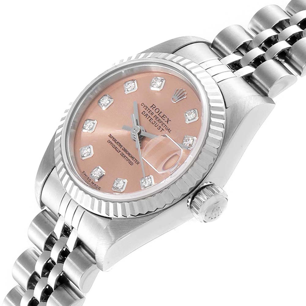 

Rolex Salmon Diamonds, Pink