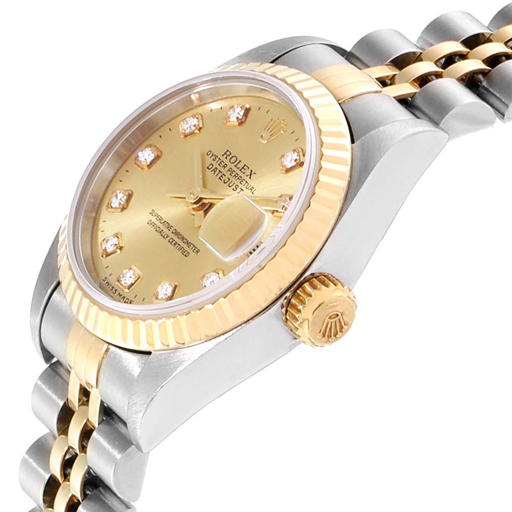 

Rolex Champagne Diamonds, Gold