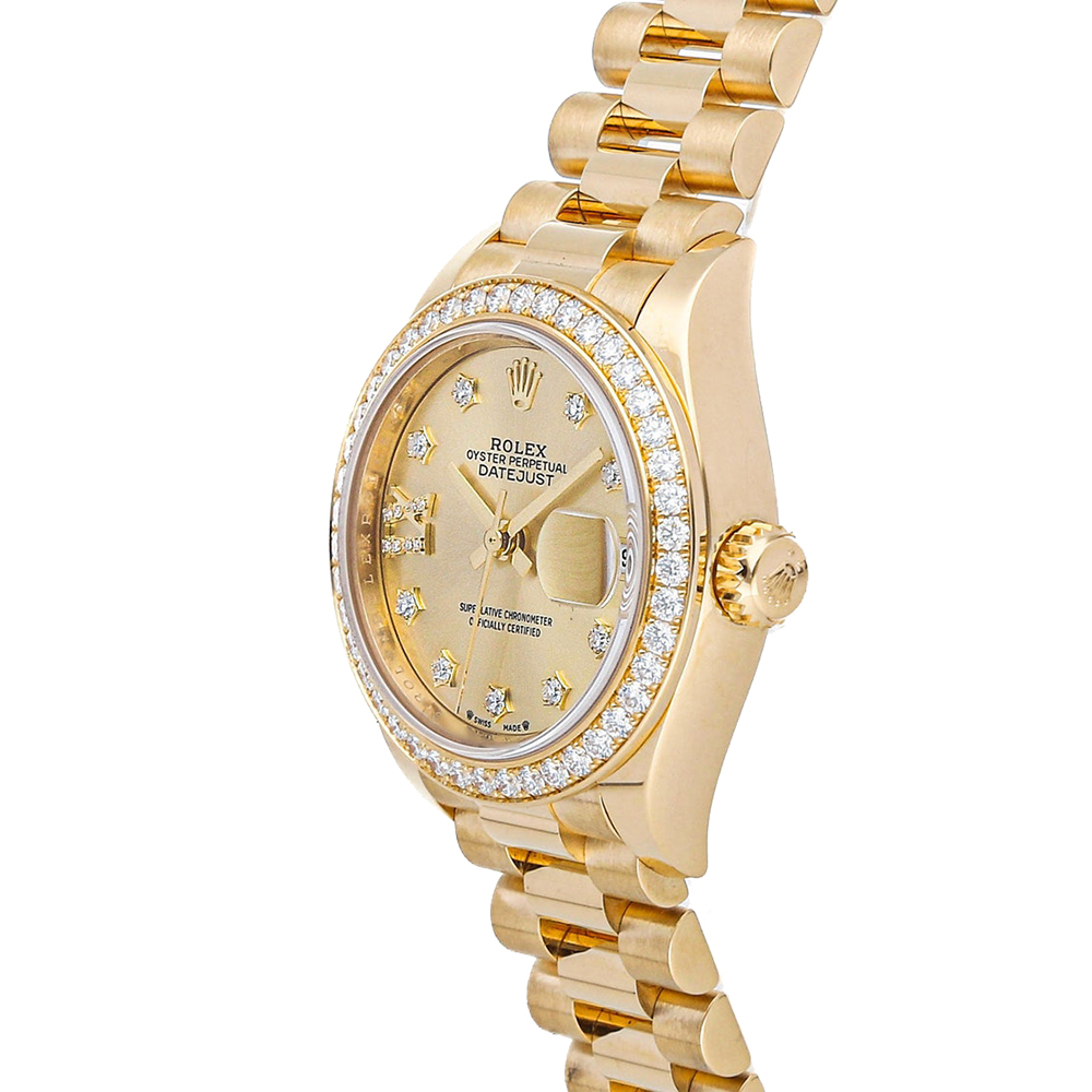 

Rolex Champagne Diamonds, Gold