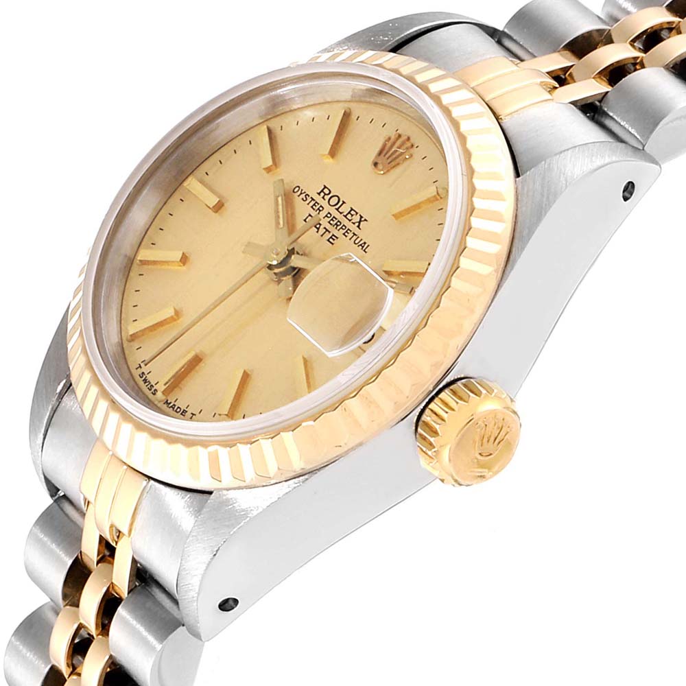 

Rolex Champagne Linen, Gold