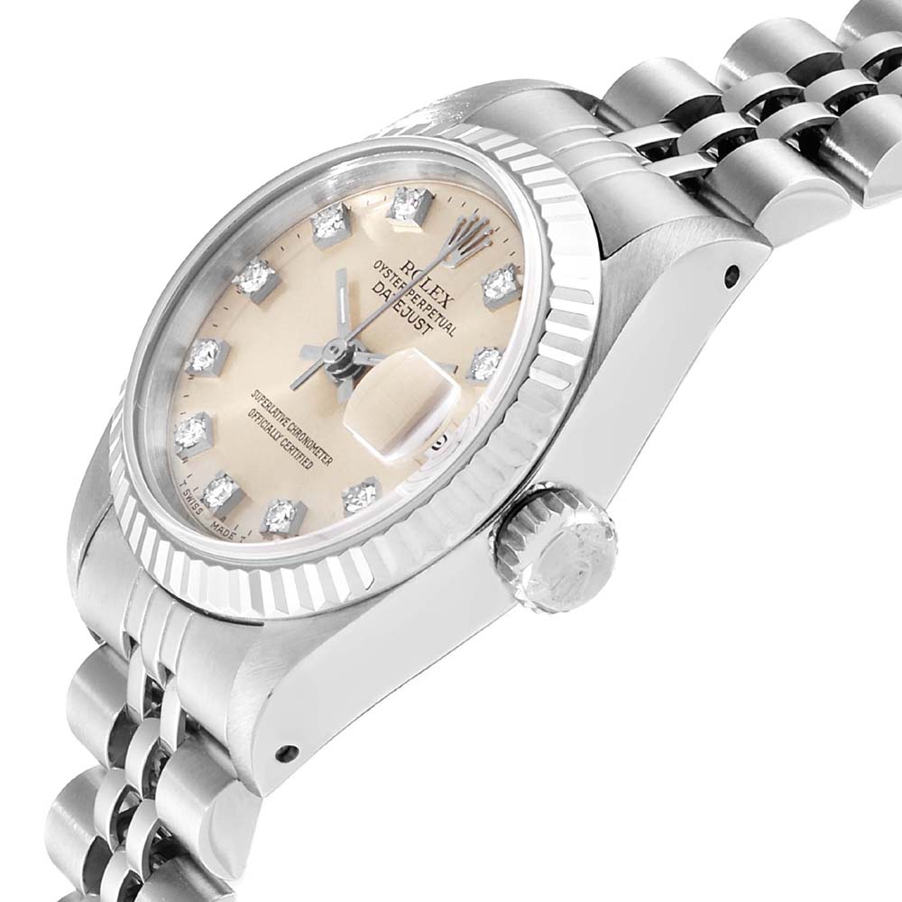 

Rolex Silver Diamonds