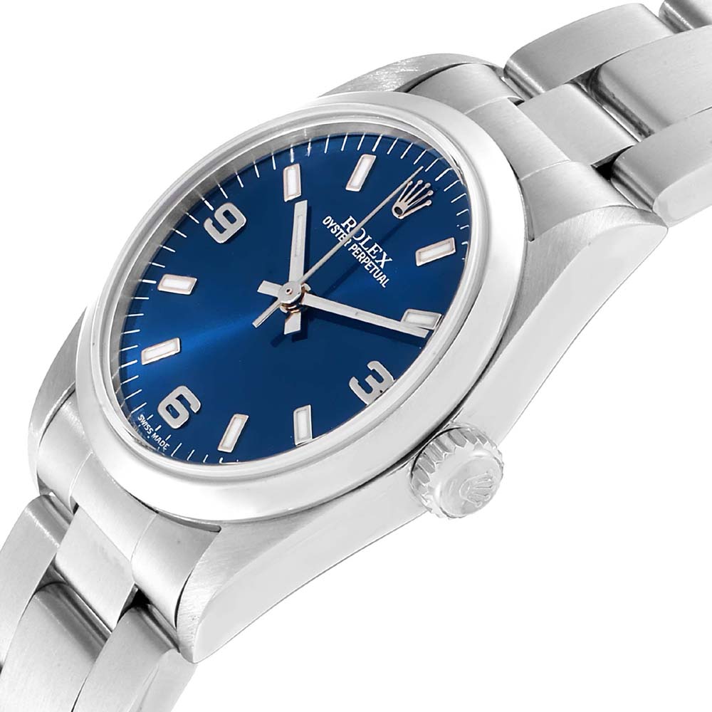 

Rolex Blue Stainless Steel Oyster Perpetual Automatic