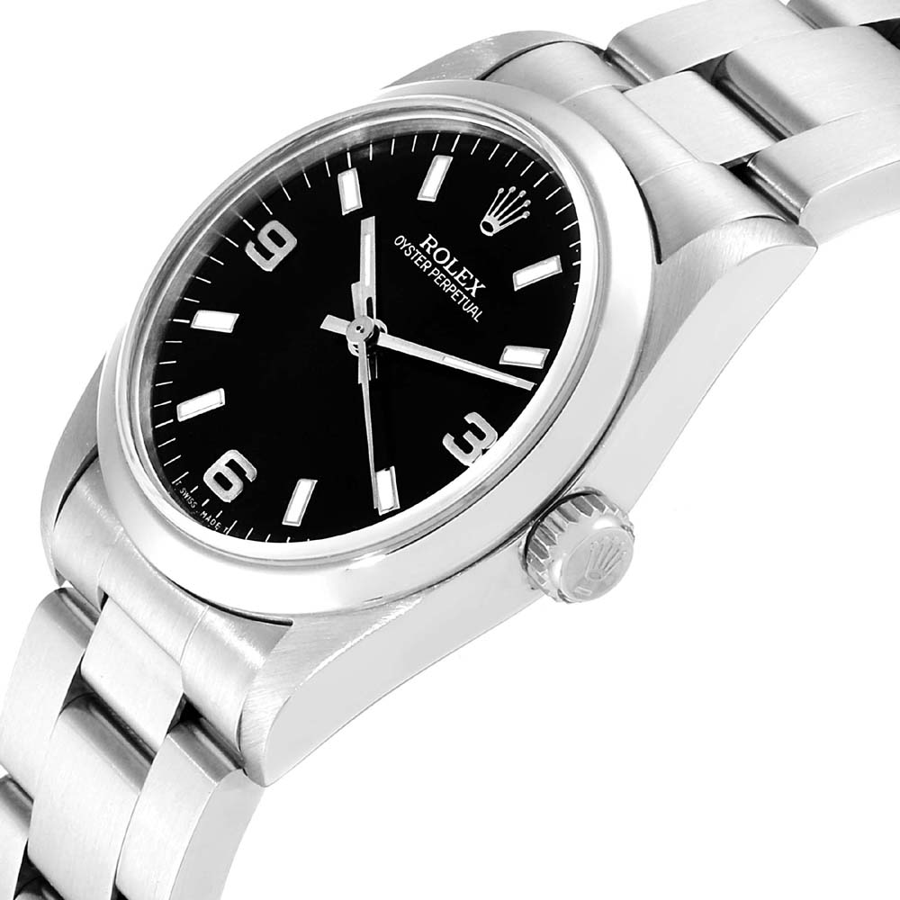 

Rolex Black Stainless Steel Oyster Perpetual Automatic