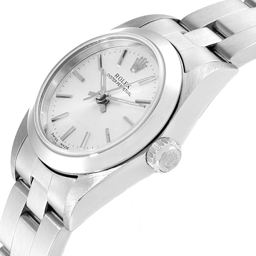 

Rolex Silver Stainless Steel Oyster Perpetual