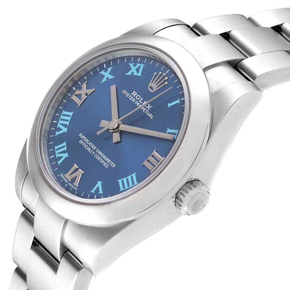 

Rolex Blue Stainless Steel Oyster Perpetual